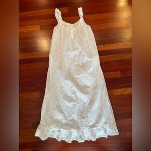 Shabby Chic White Ruffled Nightgown
